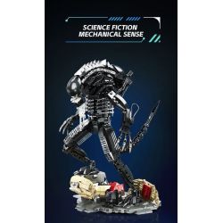 JIESTAR JJ9154 9154 CHIẾN ĐẤU VỚI NGƯỜI NGOÀI HÀNH TINH bộ đồ chơi xếp lắp ráp ghép mô hình XENOMORPH 882 khối