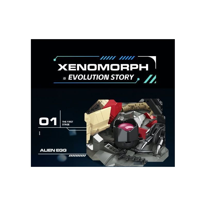 JIESTAR JJ9154 9154 CHIẾN ĐẤU VỚI NGƯỜI NGOÀI HÀNH TINH bộ đồ chơi xếp lắp ráp ghép mô hình XENOMORPH 882 khối