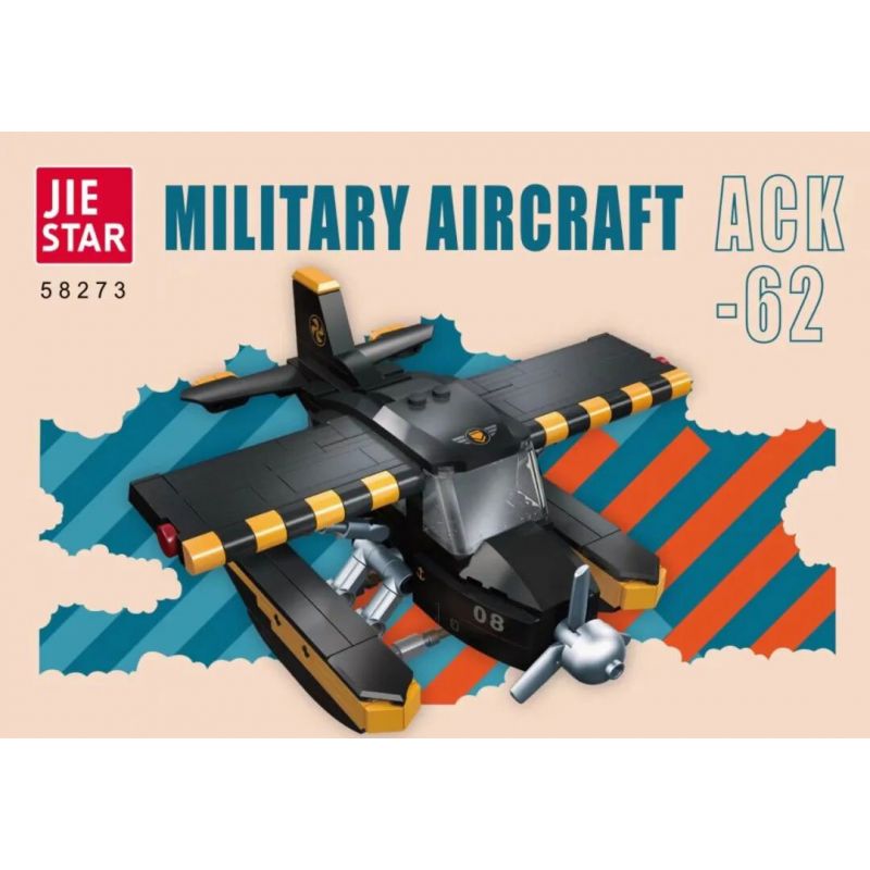 JIESTAR 58273 MÁY BAY ĐỔ BỘ ACK-62 bộ đồ chơi xếp lắp ráp ghép mô hình Military Army Quân Sự Bộ Đội 298 khối