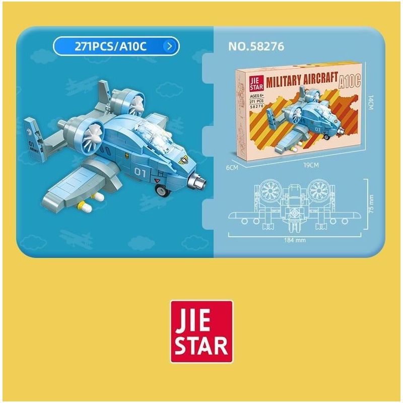 JIESTAR 58273 MÁY BAY ĐỔ BỘ ACK-62 bộ đồ chơi xếp lắp ráp ghép mô hình Military Army Quân Sự Bộ Đội 298 khối