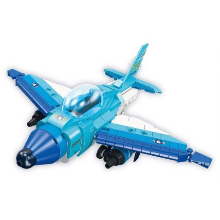JIESTAR 58274 MÁY BAY CHIẾN ĐẤU F-2 bộ đồ chơi xếp lắp ráp ghép mô hình Military Army Quân Sự Bộ Đội 262 khối
