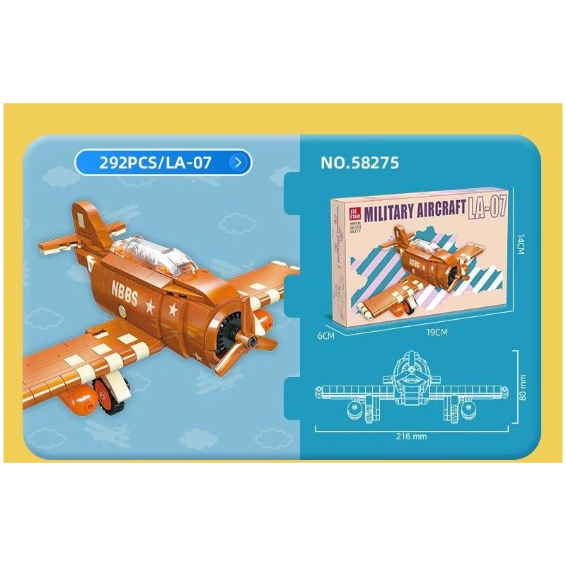 JIESTAR 58275 TIÊM KÍCH LA-07 bộ đồ chơi xếp lắp ráp ghép mô hình Military Army Quân Sự Bộ Đội 292 khối