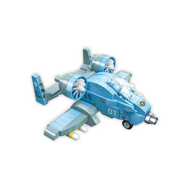 JIESTAR 58276 non Lego MÁY BAY TẤN CÔNG A-10 bộ đồ chơi xếp lắp ráp ghép mô hình Military Army Quân Sự Bộ Đội 271 khối