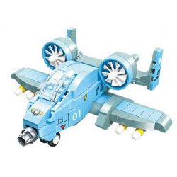 JIESTAR 58276 MÁY BAY TẤN CÔNG A-10 bộ đồ chơi xếp lắp ráp ghép mô hình Military Army Quân Sự Bộ Đội 271 khối