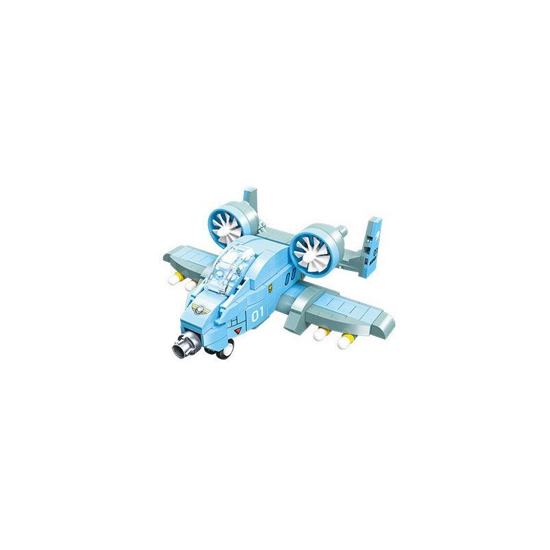 JIESTAR 58276 MÁY BAY TẤN CÔNG A-10 bộ đồ chơi xếp lắp ráp ghép mô hình Military Army Quân Sự Bộ Đội 271 khối