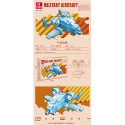 JIESTAR 58276 MÁY BAY TẤN CÔNG A-10 bộ đồ chơi xếp lắp ráp ghép mô hình Military Army Quân Sự Bộ Đội 271 khối