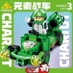 Kazi KY81068 81068 XE KÉO NGUYÊN TỐ 8 LOẠI bộ đồ chơi xếp lắp ráp ghép mô hình ELEMENT CHARIOT 704 khối