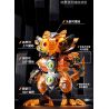 JI BRICK 39901 BỮA TIỆC QUÁI THÚ CƠN THỊNH NỘ CỦA CHÚA THẰN LẰN bộ đồ chơi xếp lắp ráp ghép mô hình 674 khối