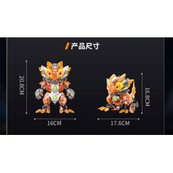 JI BRICK 39901 BỮA TIỆC QUÁI THÚ CƠN THỊNH NỘ CỦA CHÚA THẰN LẰN bộ đồ chơi xếp lắp ráp ghép mô hình 674 khối