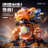 JI BRICK 39901 BỮA TIỆC QUÁI THÚ CƠN THỊNH NỘ CỦA CHÚA THẰN LẰN bộ đồ chơi xếp lắp ráp ghép mô hình 674 khối