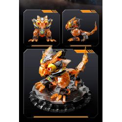 JI BRICK 39901 BỮA TIỆC QUÁI THÚ CƠN THỊNH NỘ CỦA CHÚA THẰN LẰN bộ đồ chơi xếp lắp ráp ghép mô hình 674 khối