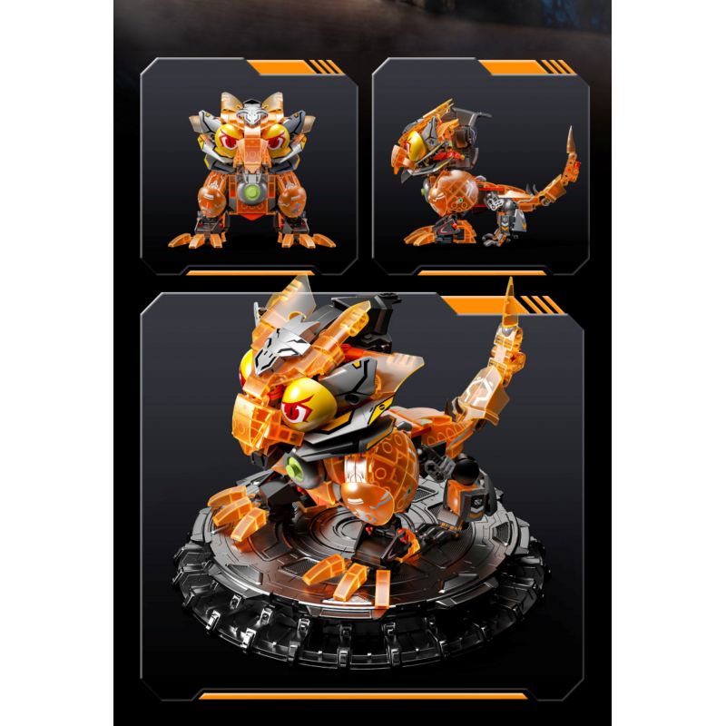 JI BRICK 39901 BỮA TIỆC QUÁI THÚ CƠN THỊNH NỘ CỦA CHÚA THẰN LẰN bộ đồ chơi xếp lắp ráp ghép mô hình 674 khối