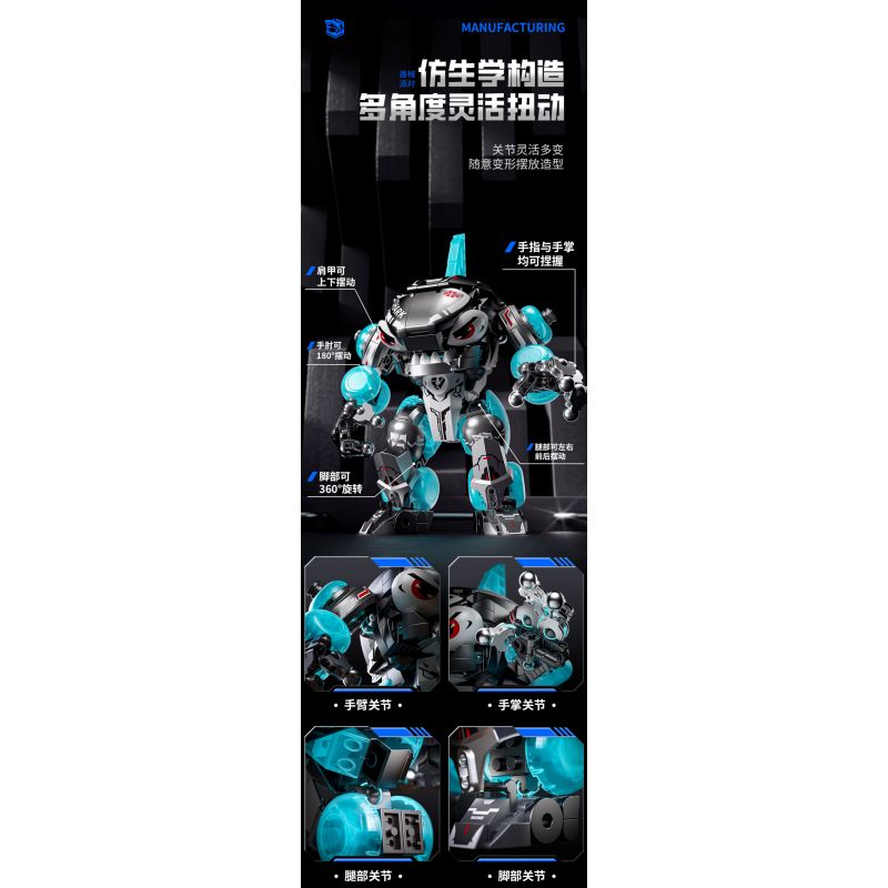 JI BRICK 39902 BỮA TIỆC QUÁI THÚ CÁ MẬP ĐEN bộ đồ chơi xếp lắp ráp ghép mô hình 688 khối