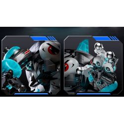 JI BRICK 39902 BỮA TIỆC QUÁI THÚ CÁ MẬP ĐEN bộ đồ chơi xếp lắp ráp ghép mô hình 688 khối