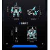 JI BRICK 39902 BỮA TIỆC QUÁI THÚ CÁ MẬP ĐEN bộ đồ chơi xếp lắp ráp ghép mô hình 688 khối