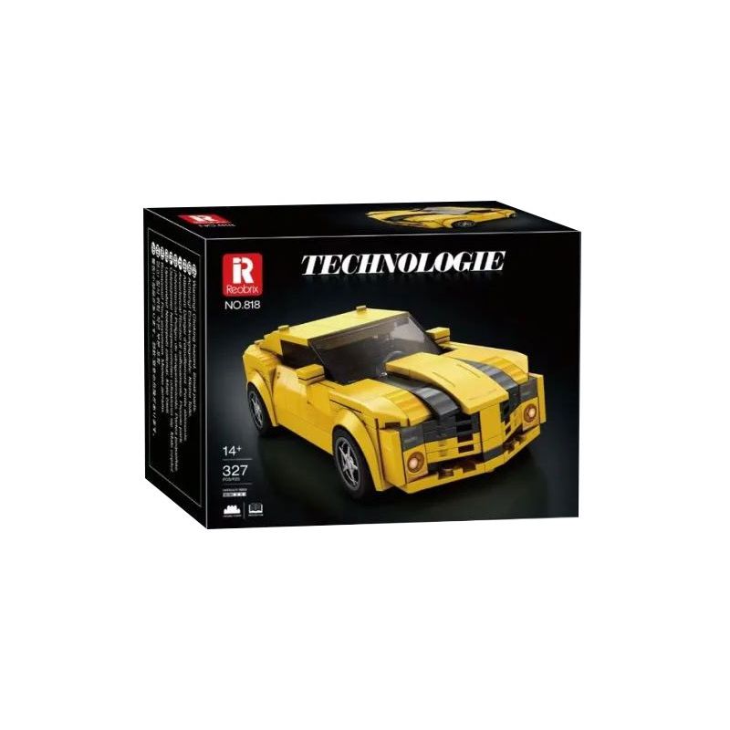 REOBRIX 818 non Lego XE THỂ THAO CHEVROLET CAMARO bộ đồ chơi xếp lắp ráp ghép mô hình Speed Champions Racing Cars Đua Xe Công Thức 327 khối