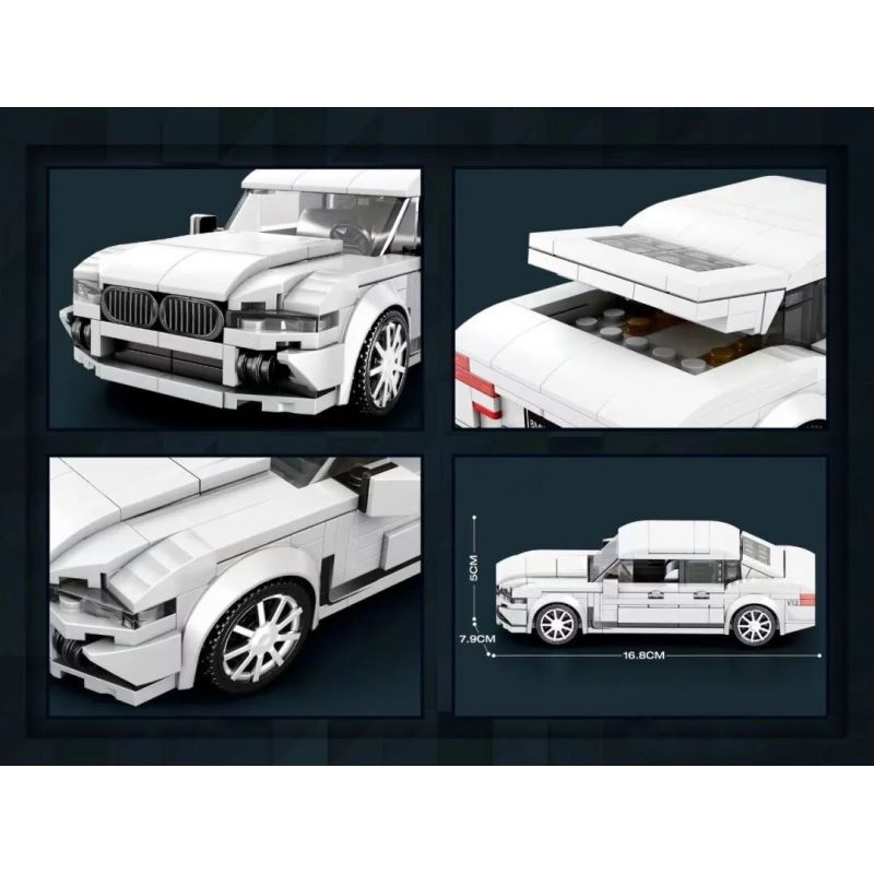 REOBRIX 819 XE THỂ THAO BMW bộ đồ chơi xếp lắp ráp ghép mô hình Speed Champions Racing Cars Đua Xe Công Thức 398 khối