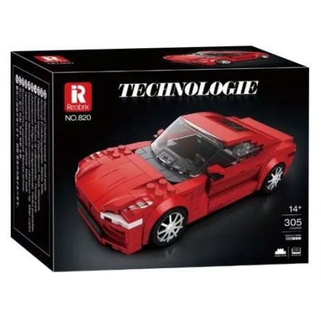 REOBRIX 820 XE THỂ THAO bộ đồ chơi xếp lắp ráp ghép mô hình Speed Champions Racing Cars Đua Xe Công Thức 305 khối