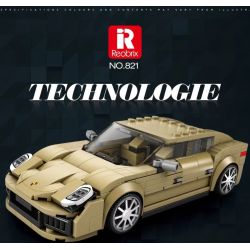 REOBRIX 821 XE THỂ THAO PORSCHE bộ đồ chơi xếp lắp ráp ghép mô hình Speed Champions Racing Cars Đua Xe Công Thức 324 khối