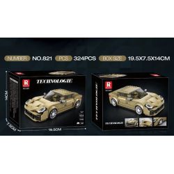 REOBRIX 821 XE THỂ THAO PORSCHE bộ đồ chơi xếp lắp ráp ghép mô hình Speed Champions Racing Cars Đua Xe Công Thức 324 khối