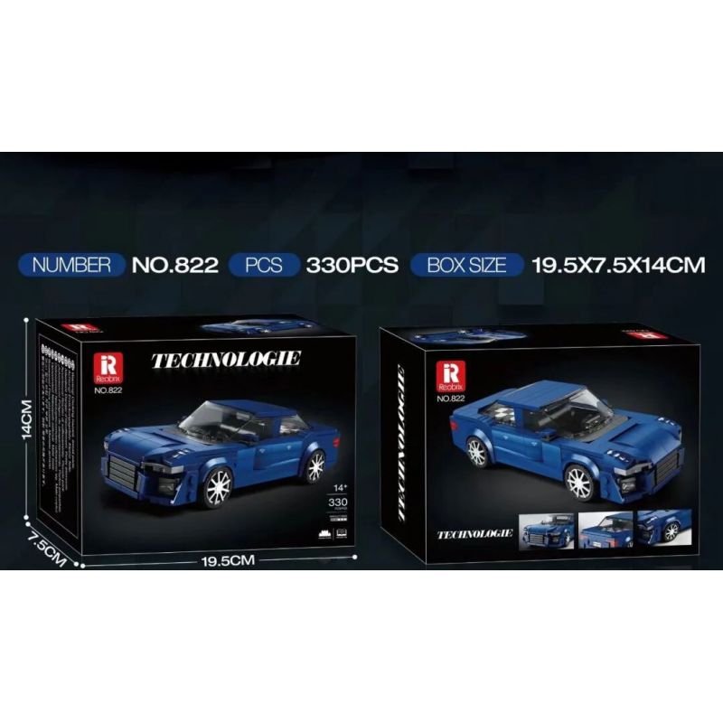 REOBRIX 822 XE THỂ THAO bộ đồ chơi xếp lắp ráp ghép mô hình Speed Champions Racing Cars Đua Xe Công Thức 330 khối