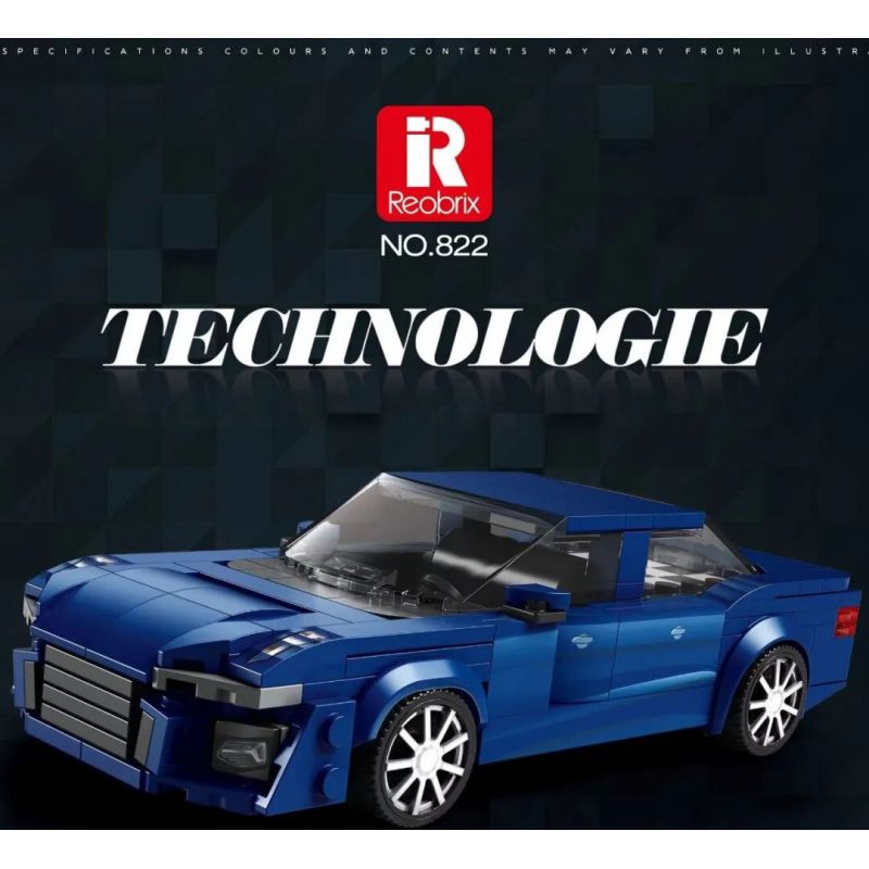 REOBRIX 822 XE THỂ THAO bộ đồ chơi xếp lắp ráp ghép mô hình Speed Champions Racing Cars Đua Xe Công Thức 330 khối