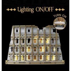 ZOIN GK201 ĐẤU TRƯỜNG LA MÃ bộ đồ chơi xếp lắp ráp ghép mô hình Creator COLOSSEUM Sáng Tạo