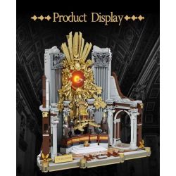 ZOIN GK202 NGAI VÀNG CỦA THÁNH PETER bộ đồ chơi xếp lắp ráp ghép mô hình Creator ST. PETER'S THRONE Sáng Tạo