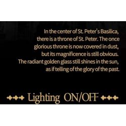 ZOIN GK202 NGAI VÀNG CỦA THÁNH PETER bộ đồ chơi xếp lắp ráp ghép mô hình Creator ST. PETER'S THRONE Sáng Tạo