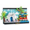 GUDI 51014A 51014B 51014C 51014D 4 LOẠI BƯU THIẾP TỪ TRƯỜNG ĐẠI HỌC NỔI TIẾNG BẮC KINH VŨ HÁN THANH HOA PHÚC ĐÁN bộ đồ chơi xếp lắp ráp ghép mô hình Architecture Công Trình Kiến Trúc 987 khối
