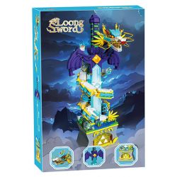 ZHEGAO 663020 THANH KIẾM RỒNG bộ đồ chơi xếp lắp ráp ghép mô hình LOONG SWORD 1433 khối