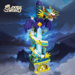 ZHEGAO 663020 THANH KIẾM RỒNG bộ đồ chơi xếp lắp ráp ghép mô hình LOONG SWORD 1433 khối