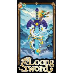 ZHEGAO 663020 THANH KIẾM RỒNG bộ đồ chơi xếp lắp ráp ghép mô hình LOONG SWORD 1433 khối