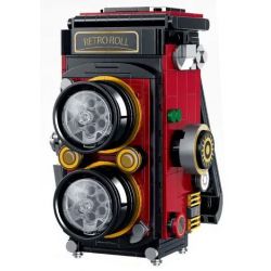 GAOMISI T2110 2110 MÁY ẢNH CỔ ĐIỂN bộ đồ chơi xếp lắp ráp ghép mô hình VINTAGE CAMERA 719 khối