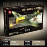 QuanGuan 100288 Quan Guan 100288 TIÊM KÍCH BF-109E-4 EMIL CỦA ĐỨC bộ đồ chơi xếp lắp ráp ghép mô hình Military Army MESSERSCHMITT BF-109 E-4 EMIL Quân Sự Bộ Đội 631 khối