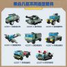 KEEPPLEY 42207 PHẢN ỨNG PHỐI HỢP 8 TỔ XE TÊN LỬA HÀNH TRÌNH bộ đồ chơi xếp lắp ráp ghép mô hình Military Army Quân Sự Bộ Đội
