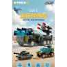 KEEPPLEY 42207 PHẢN ỨNG PHỐI HỢP 8 TỔ XE TÊN LỬA HÀNH TRÌNH bộ đồ chơi xếp lắp ráp ghép mô hình Military Army Quân Sự Bộ Đội