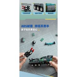 KEEPPLEY 42207 PHẢN ỨNG PHỐI HỢP 8 TỔ XE TÊN LỬA HÀNH TRÌNH bộ đồ chơi xếp lắp ráp ghép mô hình Military Army Quân Sự Bộ Đội