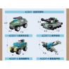 KEEPPLEY 42207 PHẢN ỨNG PHỐI HỢP 8 TỔ XE TÊN LỬA HÀNH TRÌNH bộ đồ chơi xếp lắp ráp ghép mô hình Military Army Quân Sự Bộ Đội