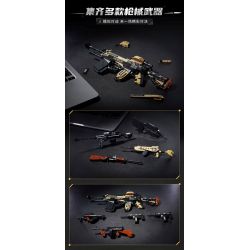 KEEPPLEY 42208 PHẢN ỨNG TOÀN DIỆN HỆ THỐNG SÚNG NGẮN XM26 8 TỔ HỢP bộ đồ chơi xếp lắp ráp ghép mô hình Military Army Quân Sự Bộ Đội