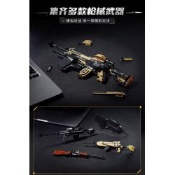 KEEPPLEY 42208 PHẢN ỨNG TOÀN DIỆN HỆ THỐNG SÚNG NGẮN XM26 8 TỔ HỢP bộ đồ chơi xếp lắp ráp ghép mô hình Military Army Quân Sự Bộ Đội