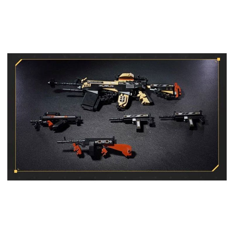 KEEPPLEY 42208 PHẢN ỨNG TOÀN DIỆN HỆ THỐNG SÚNG NGẮN XM26 8 TỔ HỢP bộ đồ chơi xếp lắp ráp ghép mô hình Military Army Quân Sự Bộ Đội