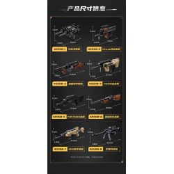 KEEPPLEY 42208 PHẢN ỨNG TOÀN DIỆN HỆ THỐNG SÚNG NGẮN XM26 8 TỔ HỢP bộ đồ chơi xếp lắp ráp ghép mô hình Military Army Quân Sự Bộ Đội