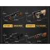 KEEPPLEY 42208 PHẢN ỨNG TOÀN DIỆN HỆ THỐNG SÚNG NGẮN XM26 8 TỔ HỢP bộ đồ chơi xếp lắp ráp ghép mô hình Military Army Quân Sự Bộ Đội