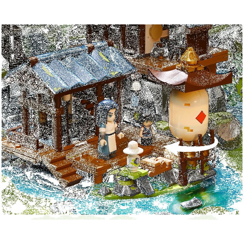 KEEPPLEY K21805 21805 CUỘC CHIẾN CỦA LUO XIAOHEI NGÔI NHÀ VÔ TẬN bộ đồ chơi xếp lắp ráp ghép mô hình Movie & Game Phim Và Trò Chơi 1347 khối