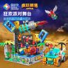 JIALE SPECIAL 57002 CRAZY TRIBE SÂN KHẤU TIỆC HỘI HÓA TRANG bộ đồ chơi xếp lắp ráp ghép mô hình 635 khối
