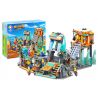 JIALE SPECIAL 57004 BỘ TỘC ĐIÊN DŨNG CẢM TIẾN VÀO THÀNH PHỐ MIỆNG LỚN bộ đồ chơi xếp lắp ráp ghép mô hình 1319 khối