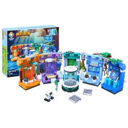 JIALE SPECIAL 57006 BỘ LẠC ĐIÊN PHÒNG THÍ NGHIỆM LOÀI bộ đồ chơi xếp lắp ráp ghép mô hình 652 khối