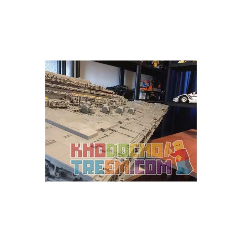 REBRICKABLE MOC-23104 23104 MOC23104 non  CƯỠNG CHẾ SAO HOÀNG ĐẾ 77525 bộ đồ chơi xếp lắp ráp ghép mô hình Star Wars ISD INTIMIDATOR 77525 Chiến Tranh Giữa Các Vì Sao 19579 khối