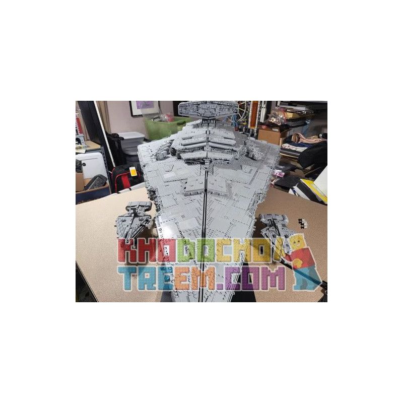 REBRICKABLE MOC-23104 23104 MOC23104 non  CƯỠNG CHẾ SAO HOÀNG ĐẾ 77525 bộ đồ chơi xếp lắp ráp ghép mô hình Star Wars ISD INTIMIDATOR 77525 Chiến Tranh Giữa Các Vì Sao 19579 khối